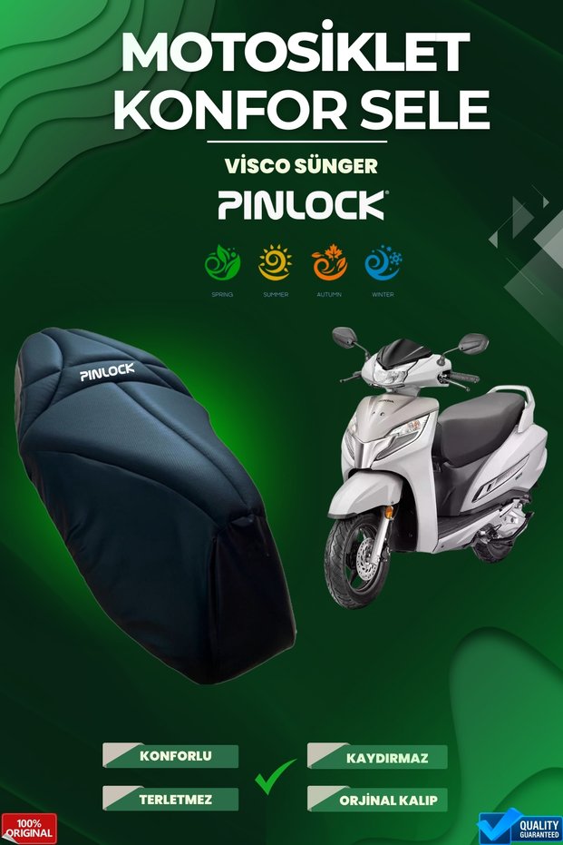 Honda Activa 125 2023-24 Motorcycle Comfort Saddle and Seat Cover Visco Sponge