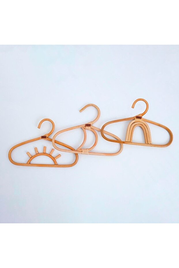 3'lü Rattan Askı - 1