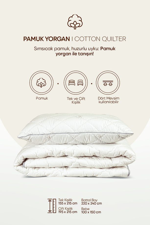 Pamuk Yorgan Tek Kişilik - 1