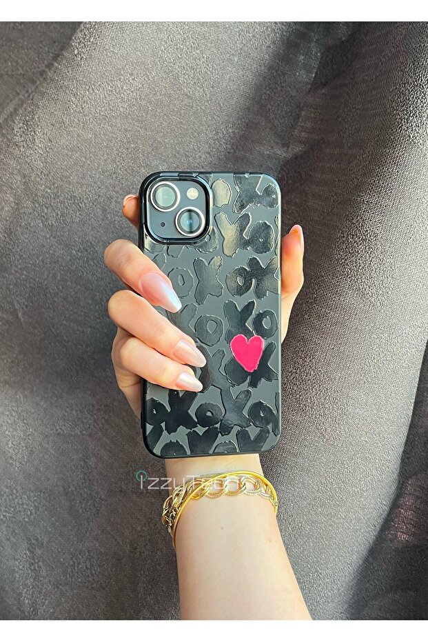 حافظة هاتف بنمط إطلاق ممتاز مطبوعة من السيليكون المخملي المتوافق مع هاتف iPhone 15 PLUS - 1