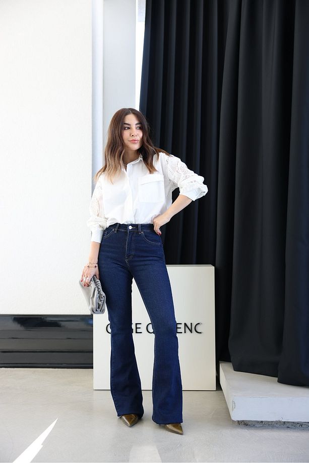 İspanyol Paça Basic Jean - 3