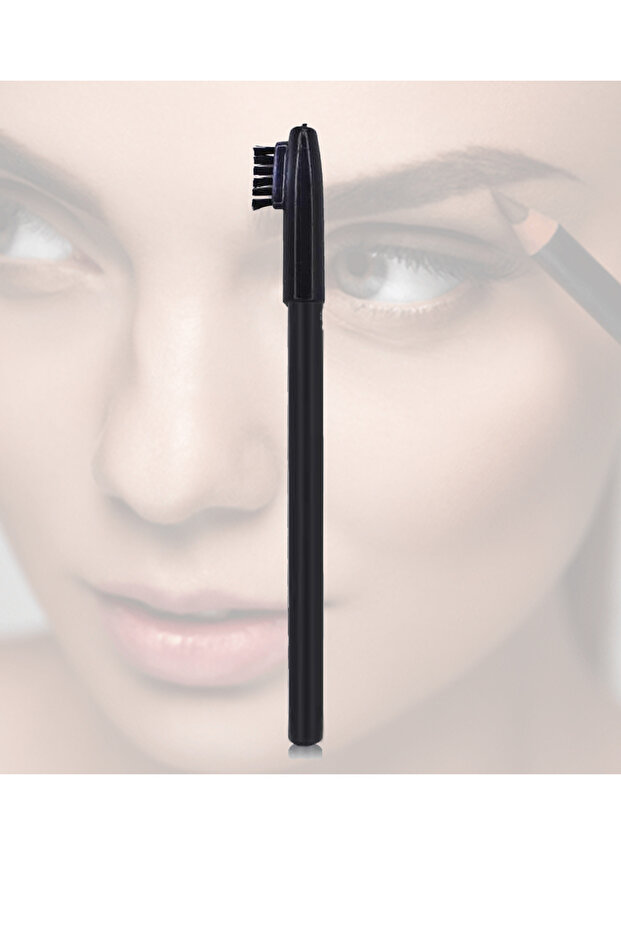 قلم تصميم الحواجب مع مشط - 1