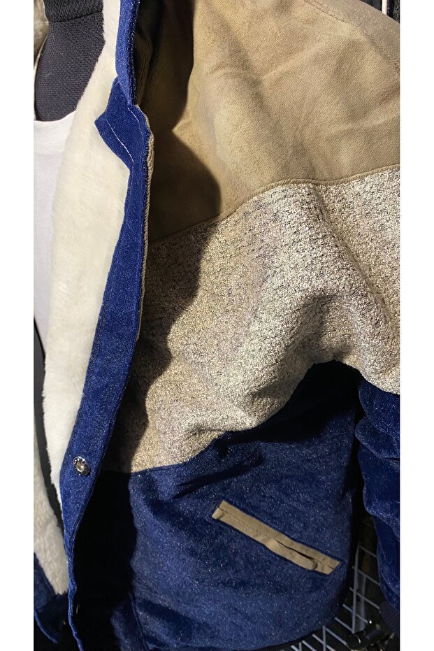 VİNTAGE KÜRKLÜ OVERSİZE MONT - 5