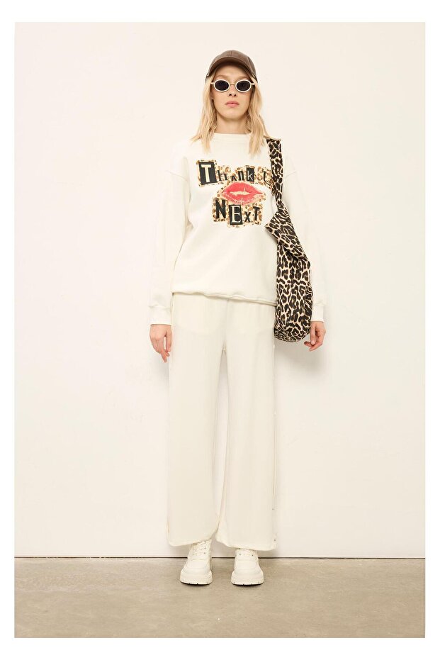 Next Baskılı Sweatshirt - 1