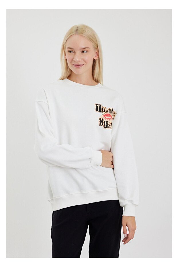 Next Baskılı Sweatshirt - 3