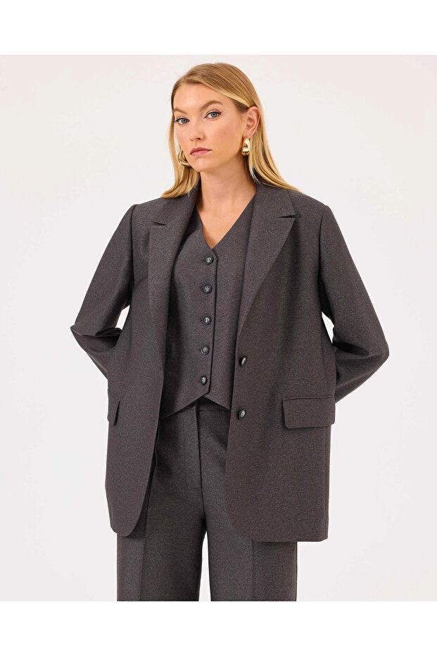 Bele Oturan Astarlı Yelek - 6