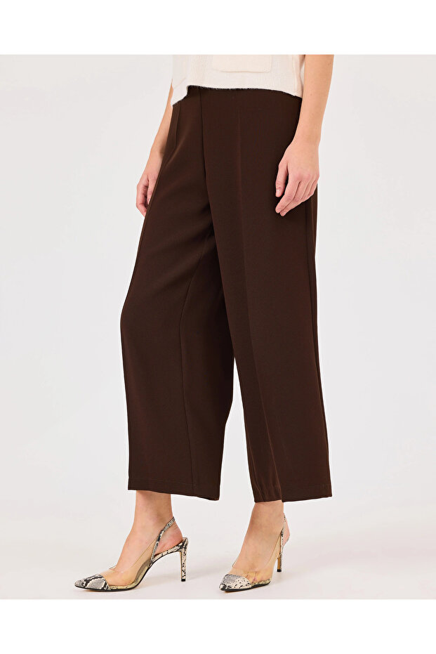 Geniş Paçalı Pantolon - 5