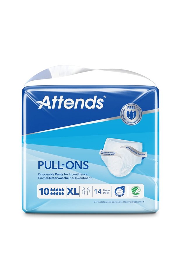 Pull-Ons 10 Incontinence Pants Xl Size - 14 Pieces