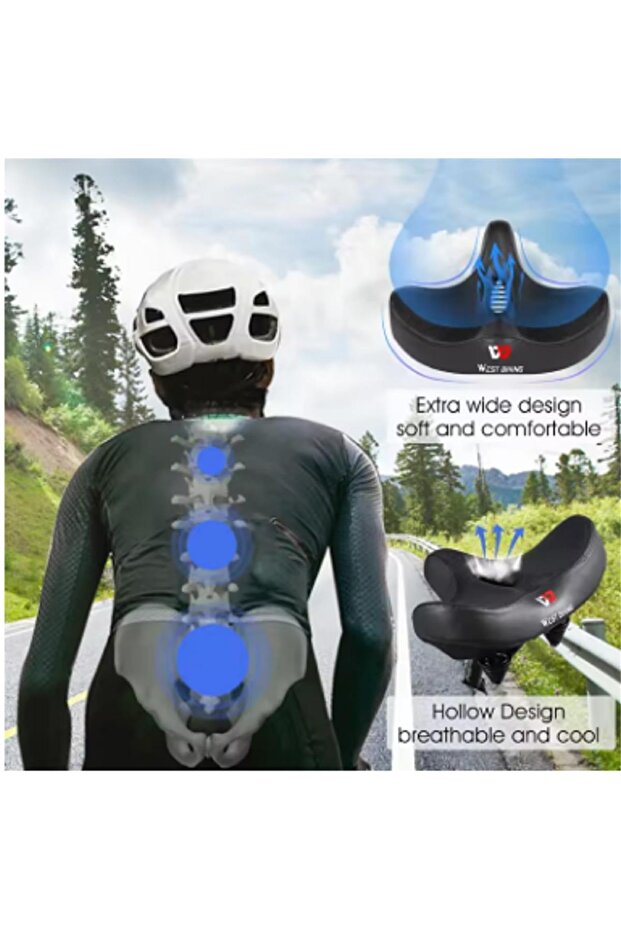 Bisiklet E-bike oversıze geniş sele kanatlı model - 6