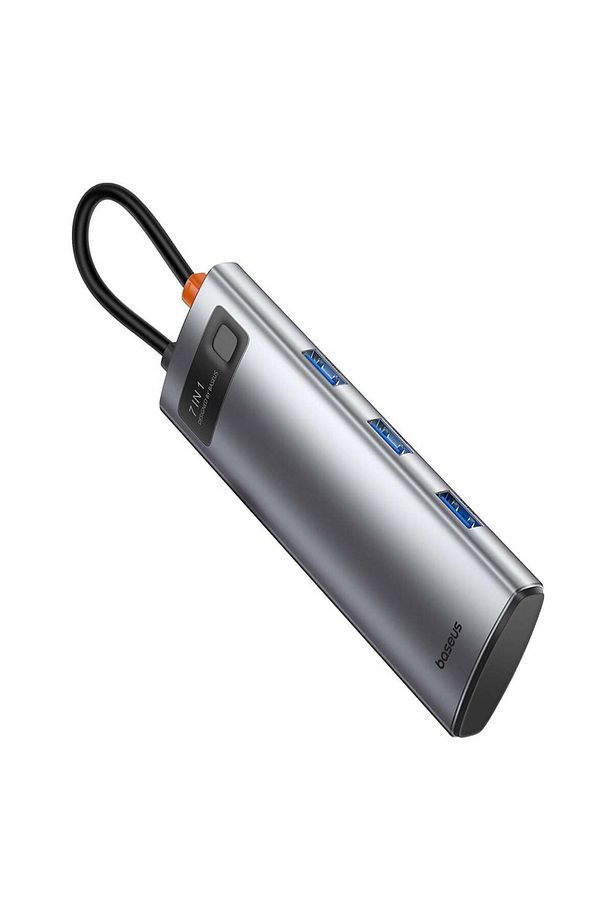 StarJoy 7-Port HUB （Type-C to HDMI4K@60Hz*1+USB3.0*3+PD*1+SD/TF*1) - Uzay Grisi - 4