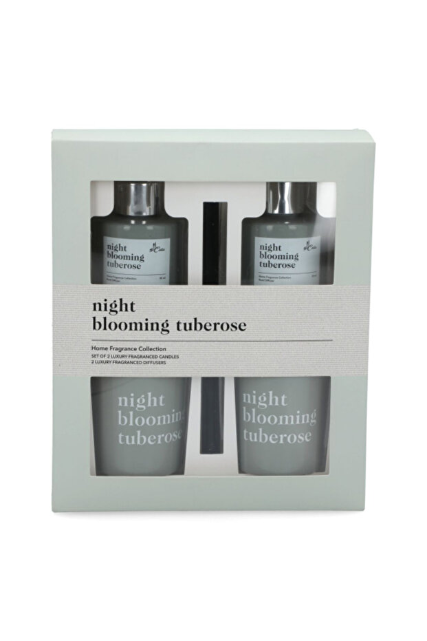 Night Blooming Tuberose Candle and Diffuser Set - 2