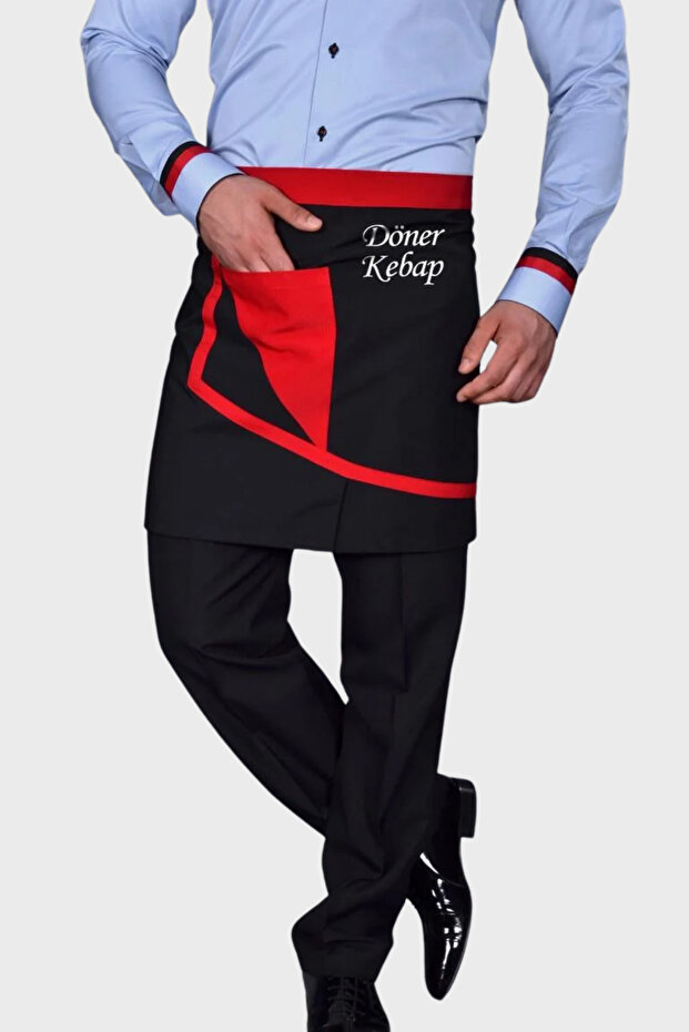 Kitchen Apron with Name Gift, Chef Apron, Waiter Apron, Barista Cafe Restaurant Chef Apron