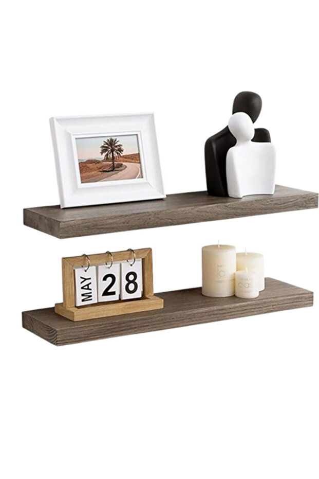 Rectangular Wall Mounted Floating Shelf 121.92 x 25.4cm - 1