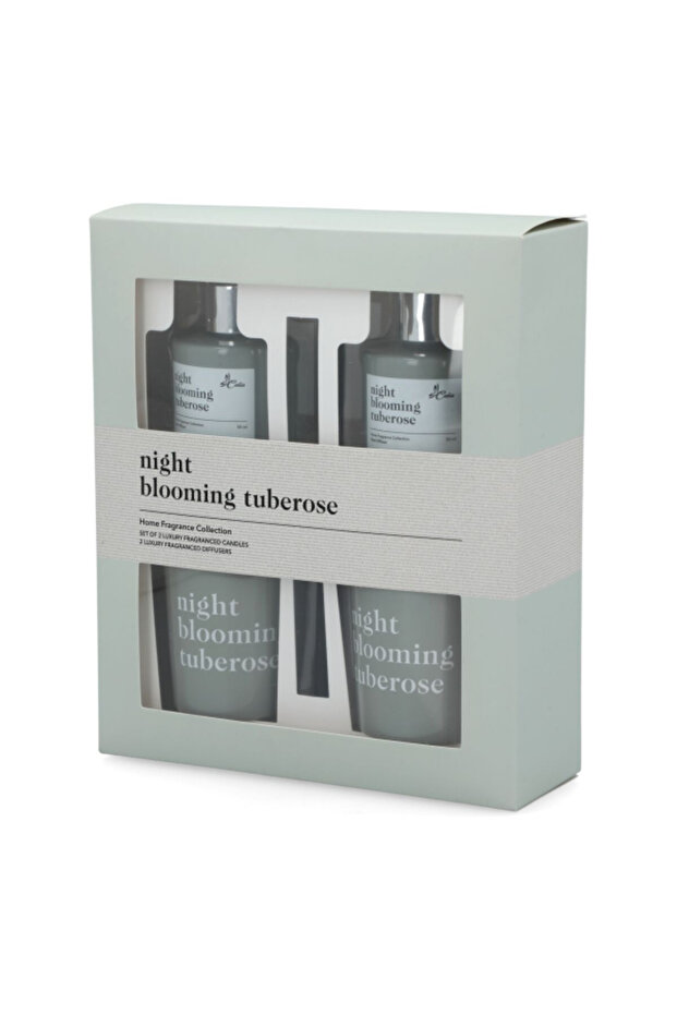 Night Blooming Tuberose Candle and Diffuser Set - 3