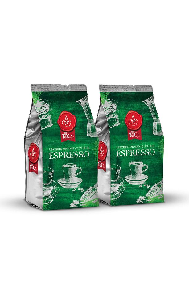 2 Adet Espresso Çekirdek 500 gr - 1