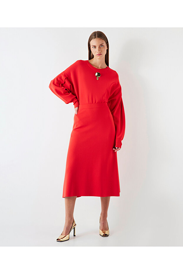Knitwear Midi Skirt