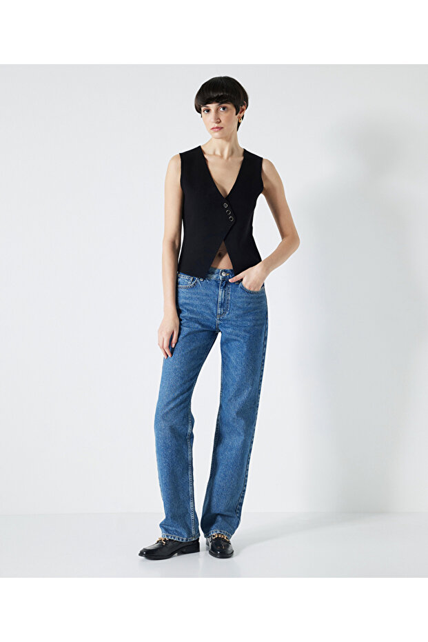 Strickweste mit Metall-Accessoires - 3