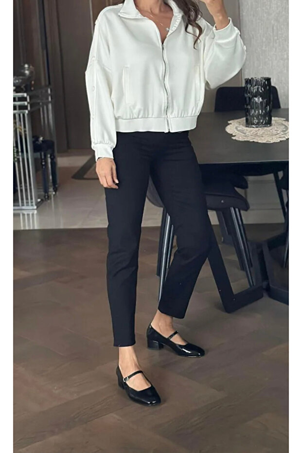 Siyah Mom Fit Jean - 3