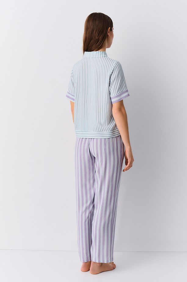 Line Maskülen Pijama Takımı - 4