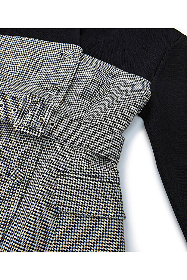 Blazer aus Strick-Mix - 4