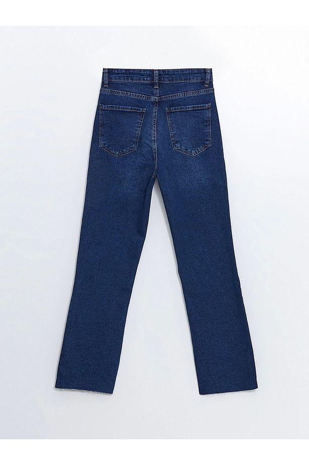 LCW Jeans İndigo Mars Flare Kadın Jean Pantolon - 6