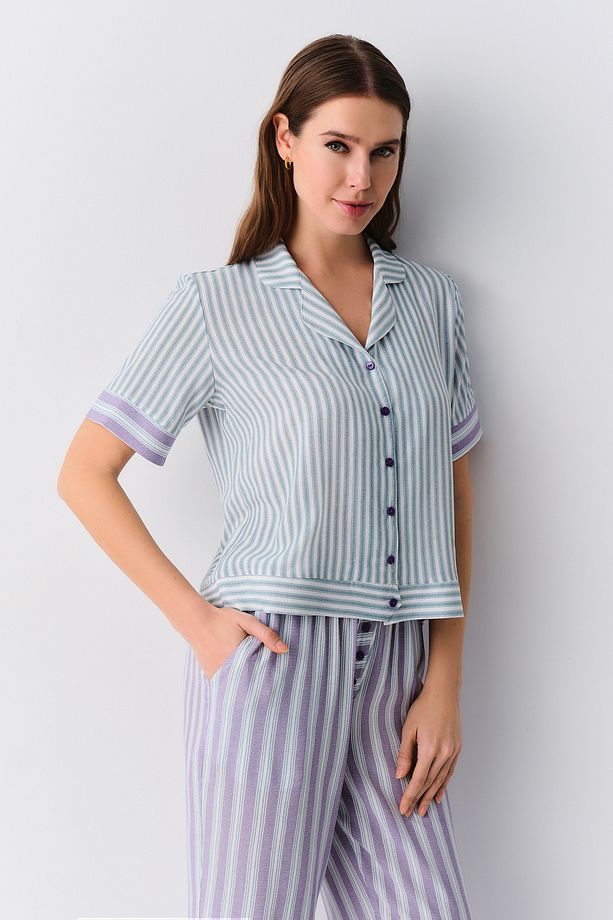 Line Maskülen Pijama Takımı - 2