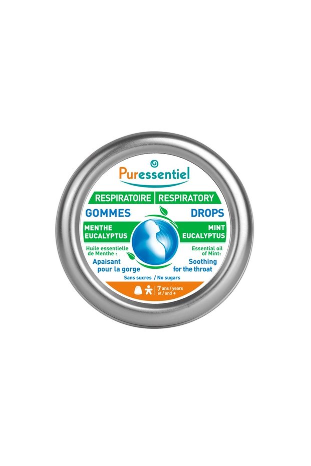 Respiratory Drops | Infused With Mint & Eucalyptus | Soothing For The Throat | 45G