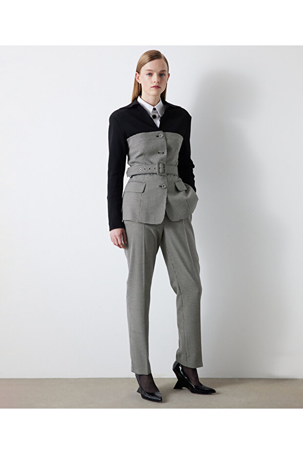 Blazer aus Strick-Mix - 2