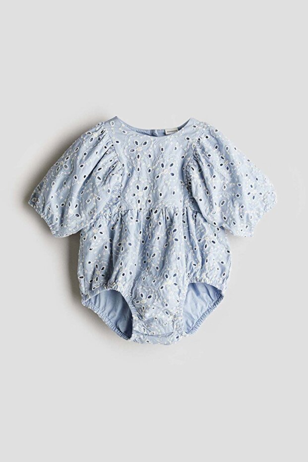 Broderie anglaise romper suit