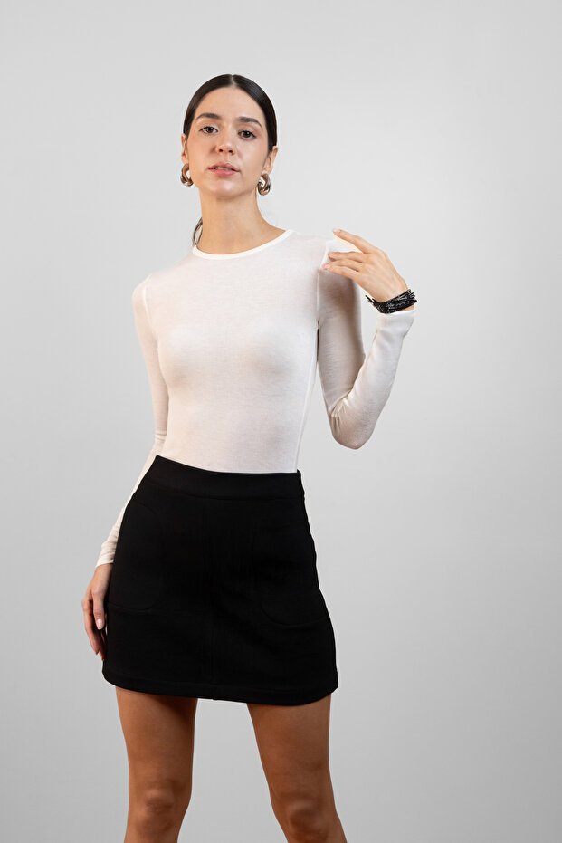 Uzun Kollu Tshirt - 4