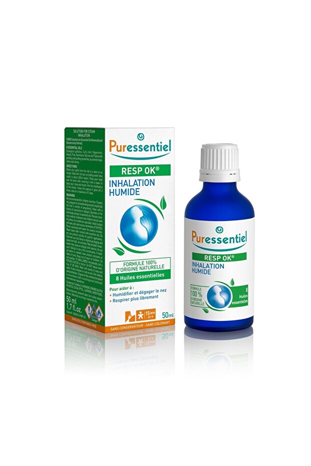 Respiratory System Breathing Damp Inhalation - With 8 Essential Oils, 15+ Years | 50Ml