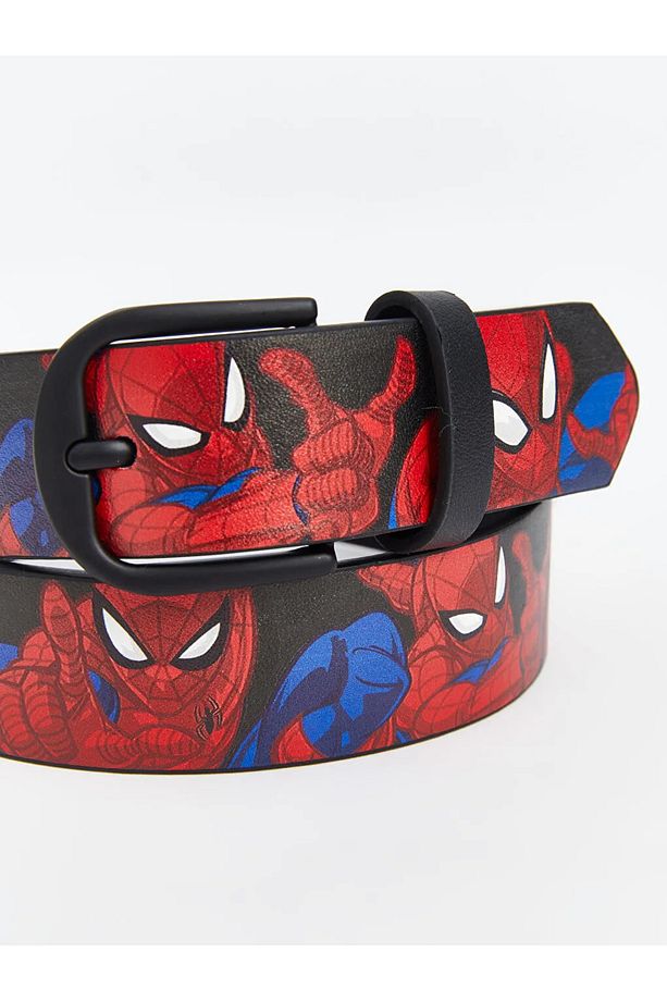 LCW ACCESSORIES Siyah Spider-Man Baskılı Erkek Çocuk Kemer - 4