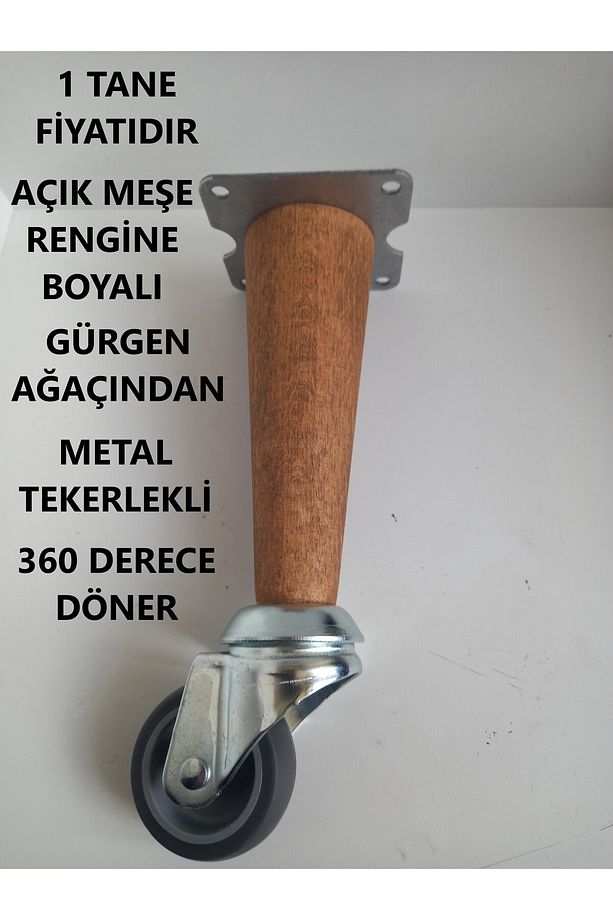 20 Cm Tekerlekli Ayak Sihirli Masa Ayağı, Akıllı Masa Ayağı, Akıllı Sehpa Ayağı, Sihirli Sehpa Ayağı - 1