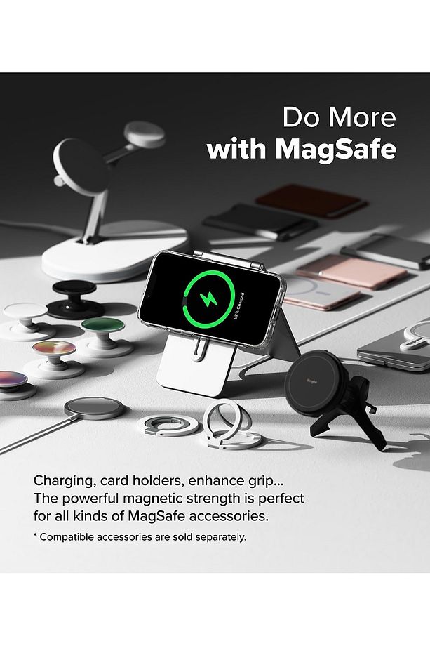 Apple iPhone 16e Kılıf Magsafe Wireless Kablosuz Şarj Destekli Sert Silikon Şeffaf Kapak Manyetik - 4
