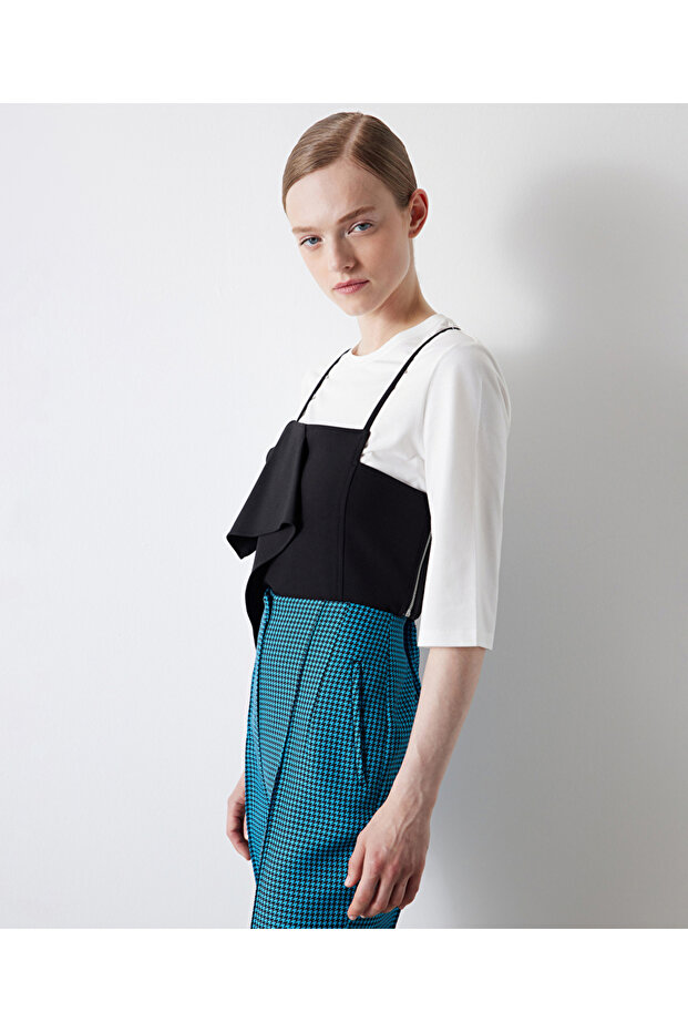 Houndstooth pattern pants - 5