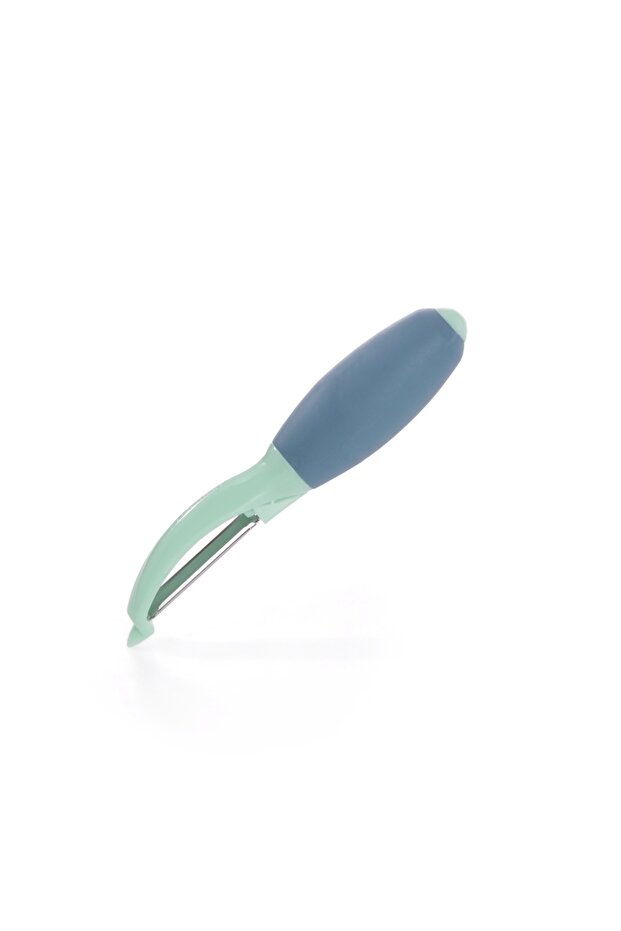 P-Shape Peeler for Potato, Fruit and Vegetables Non-Slip Handle & Sharp Blade, Mint