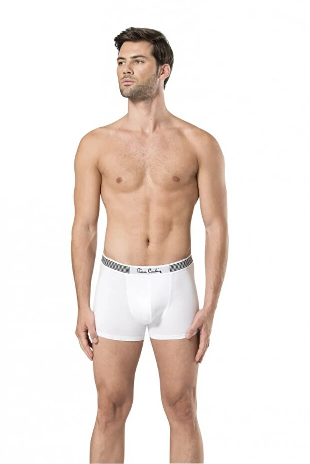 Men's White 2 Pack Boxers- Modal