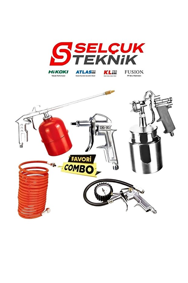 Klpro 24 Lt 8 Bar Hava Kompresörü Klk25 2hp Hediyeli Set - 2