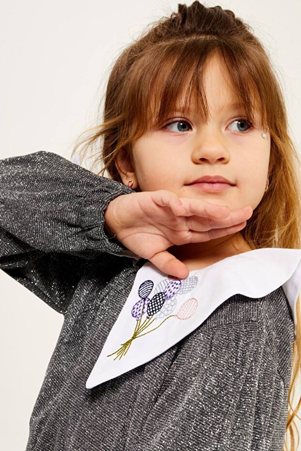 KIZ ÇOCUK SİMLİ ELBİSE - 2