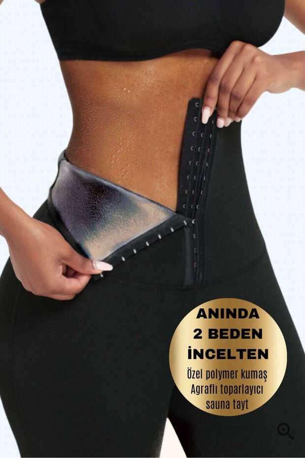 Slimming Fat Burning Two Sizes Slimming Body Shaping Sauna Corset Leggings with Agraph Waist