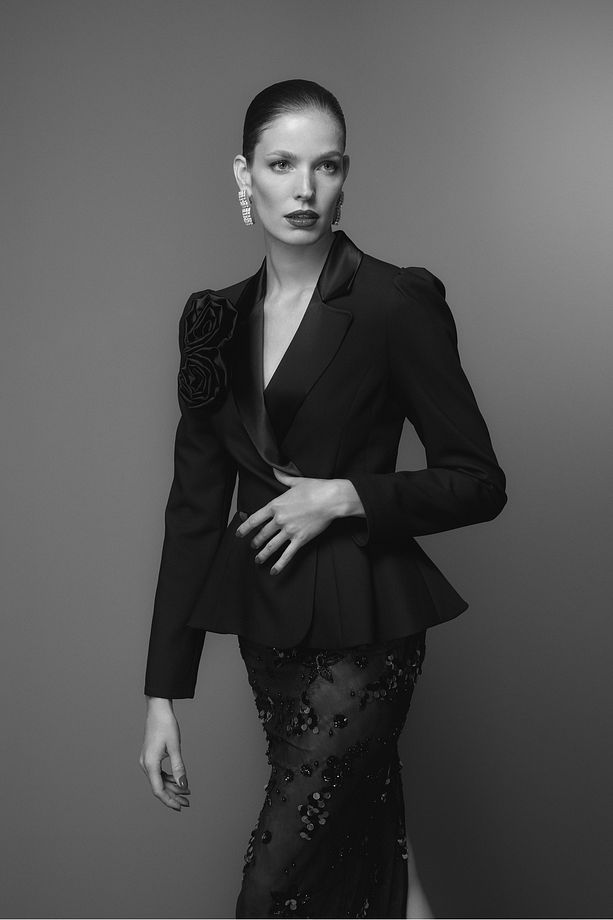 Mert Aslan Peplum Ceket - 1