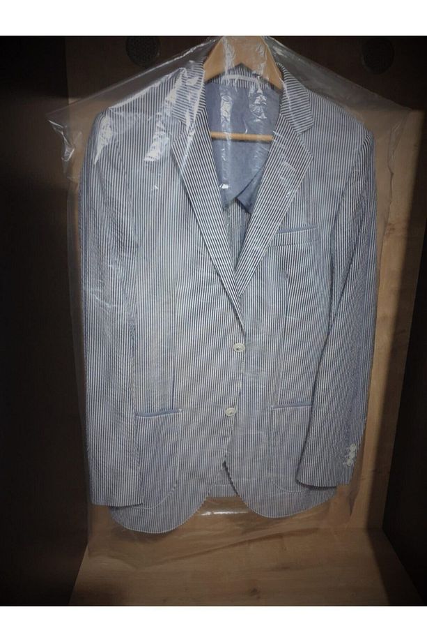 Askılı Takım Elbise,ceket,kazak,tshirt Naylon Poşeti - Kıyafet Koruma Kılıfı - 60x90- 15 Adet - 1