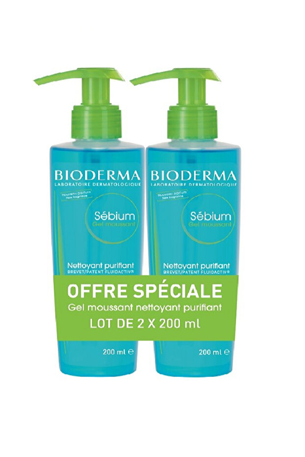 Sébium Foaming Gel Pack of 2 x 200 ml