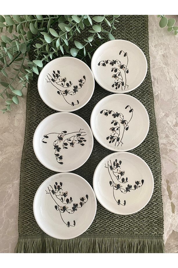 Eylül Model 6 Adet Yuvarlak Kahvaltılık Tabağı - 2