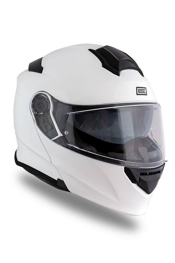 Delta Basic Beyaz Çene Açılır Kask - 1
