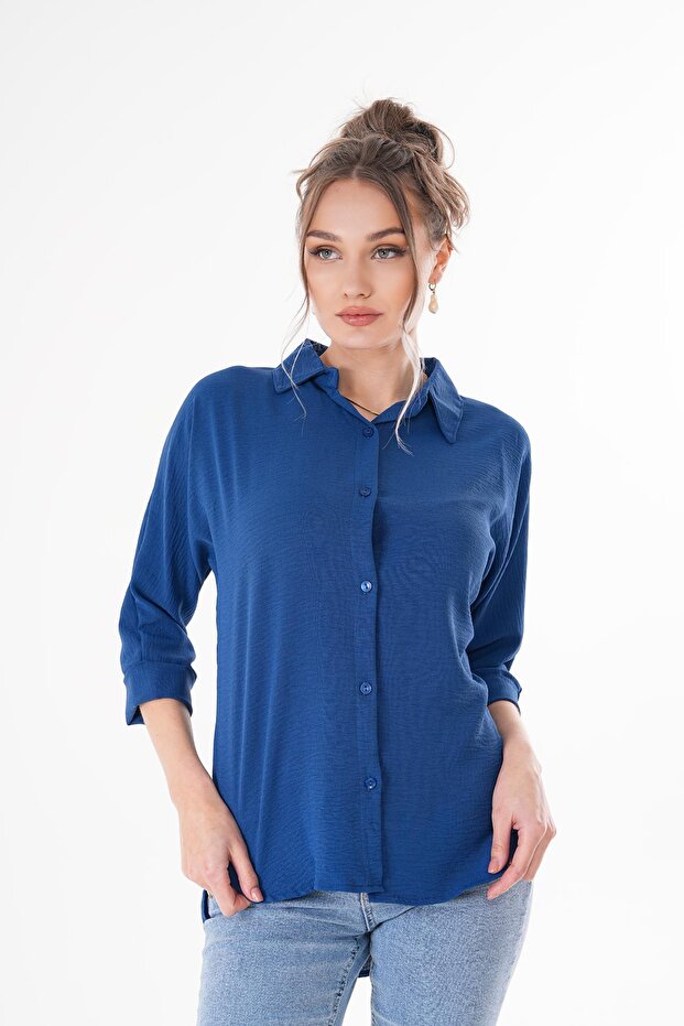 Kadın Dirsek Kol Ayrobin Gömlek 260114 - - 4