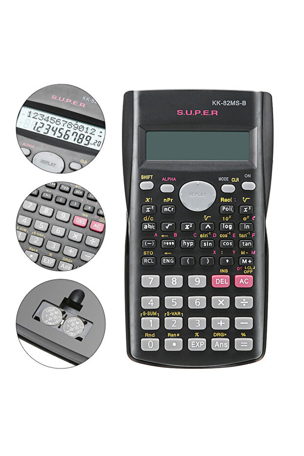 Scientific Calculator with 240 Functions and 2-Line Screen Multi-purpose Portable Student Calcula... - 6