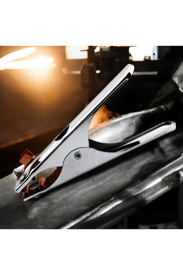 300 Amper Elektrod Kaynak Bakır Destekli Kaynakçı Pense Kaynak Şase Pensesi 1 Adet Tek - 5