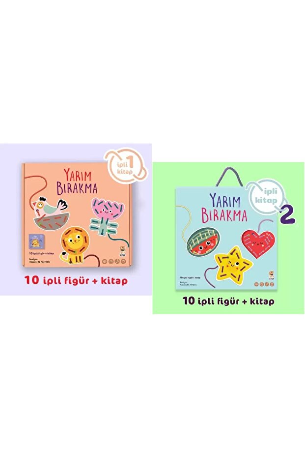 Yarım Bırakma-İpli Kitap 1-2 / 2 Kitap Set