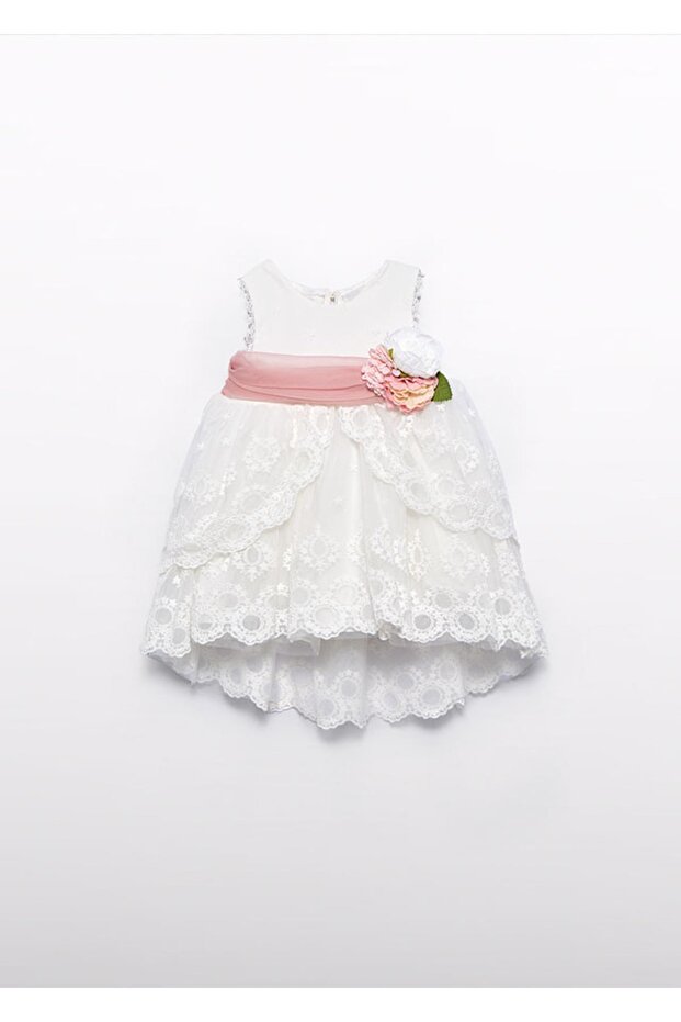Abel&Lula Lace Embroidered Girl's Dress_Mnvs5012
